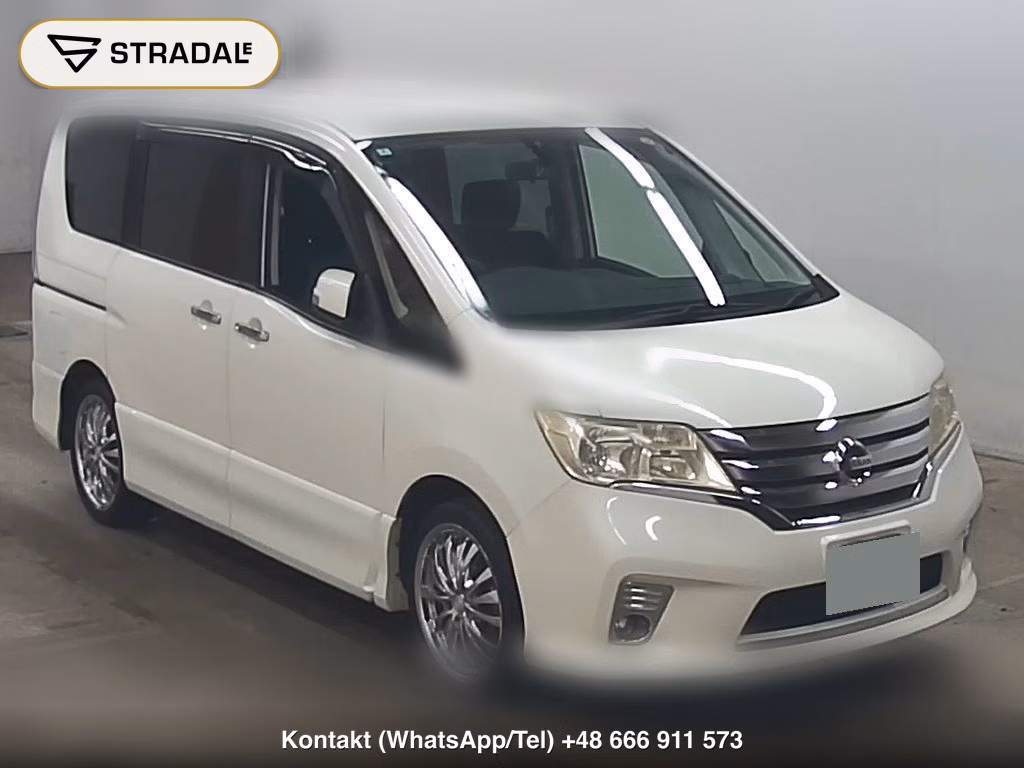 NISSAN SERENA 5D HIGHWAY STAR 2012, aukcja z Japonii, zdjęcie 1