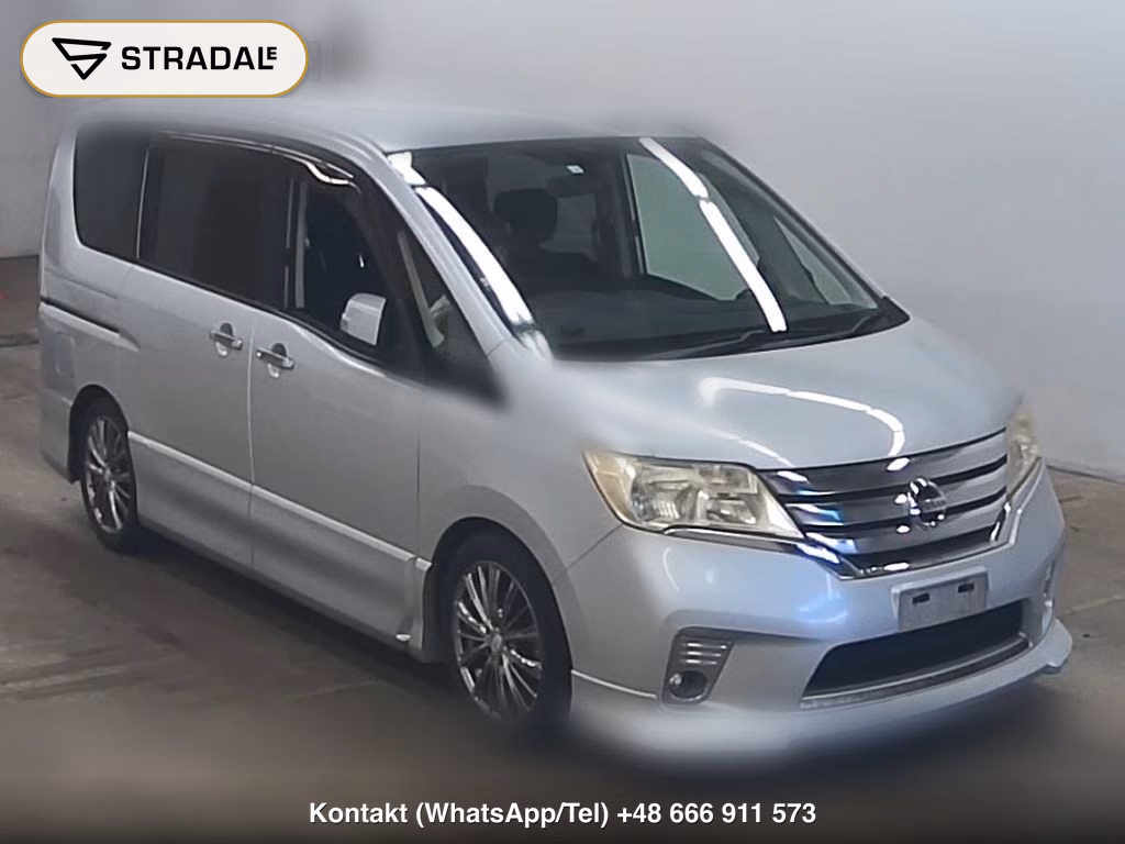 NISSAN SERENA 5D HIGHWAY STAR J PACKAGE 2011, aukcja z Japonii, zdjęcie 1