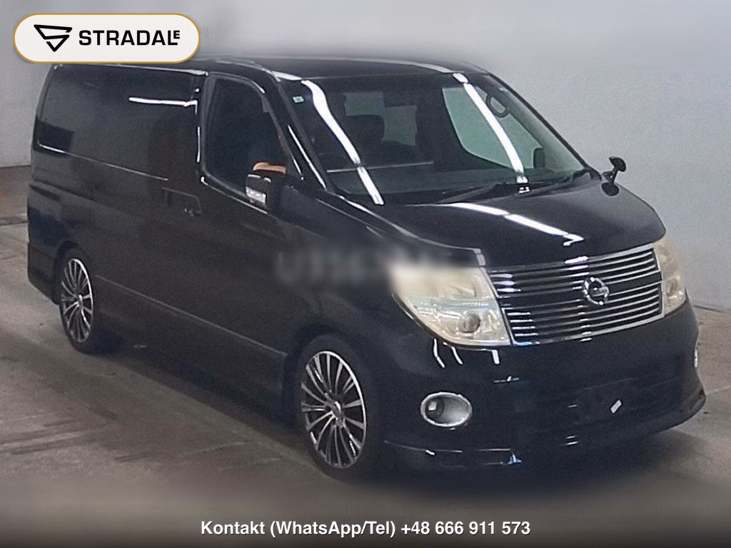 NISSAN ELGRAND 5D 4WD 350 HIGHWAY STAR BLACK LEATHER EDITION, miniaturka 2