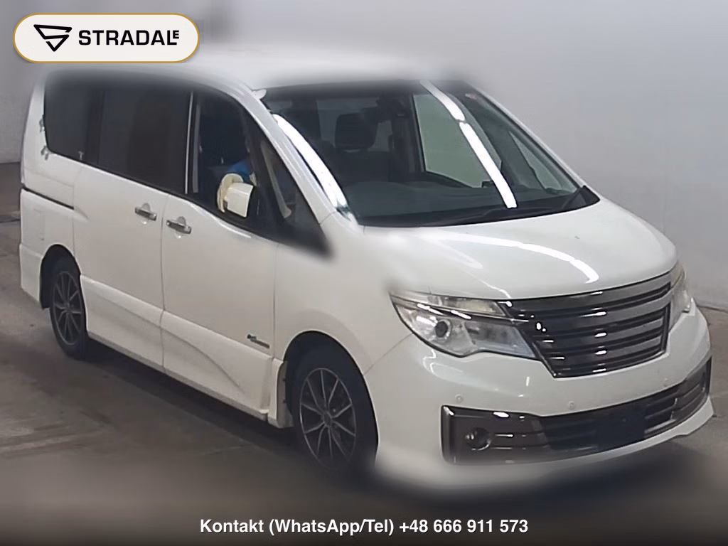 NISSAN SERENA 5D RIDER BLACK LINE S-HYBRID 2015, aukcja z Japonii, zdjęcie 1