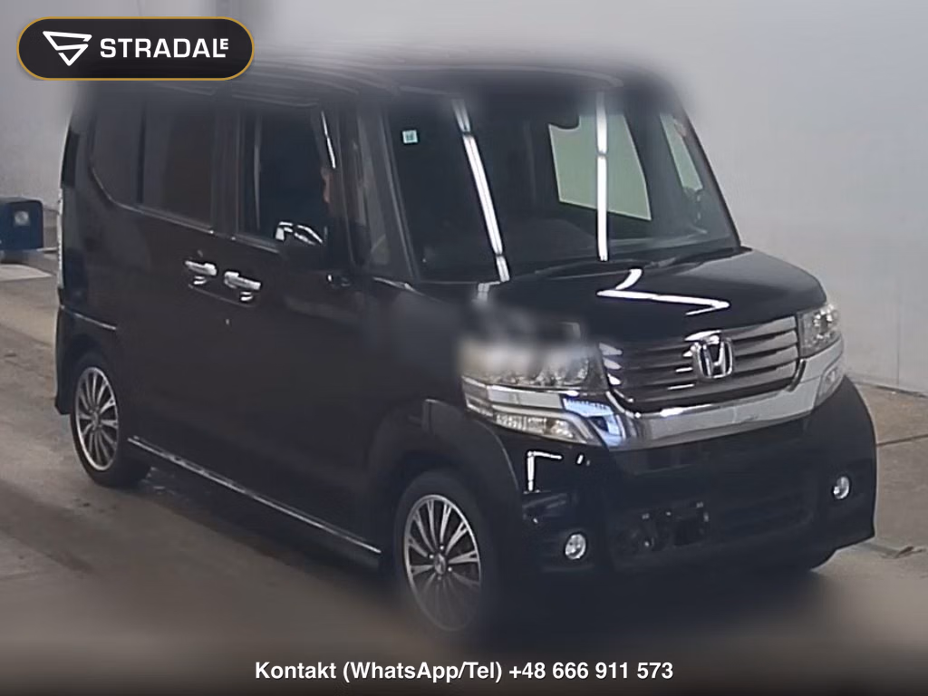HONDA N-BOX CUSTOM TURBO SS PACKAGE 2015, aukcja z Japonii, zdjęcie 1