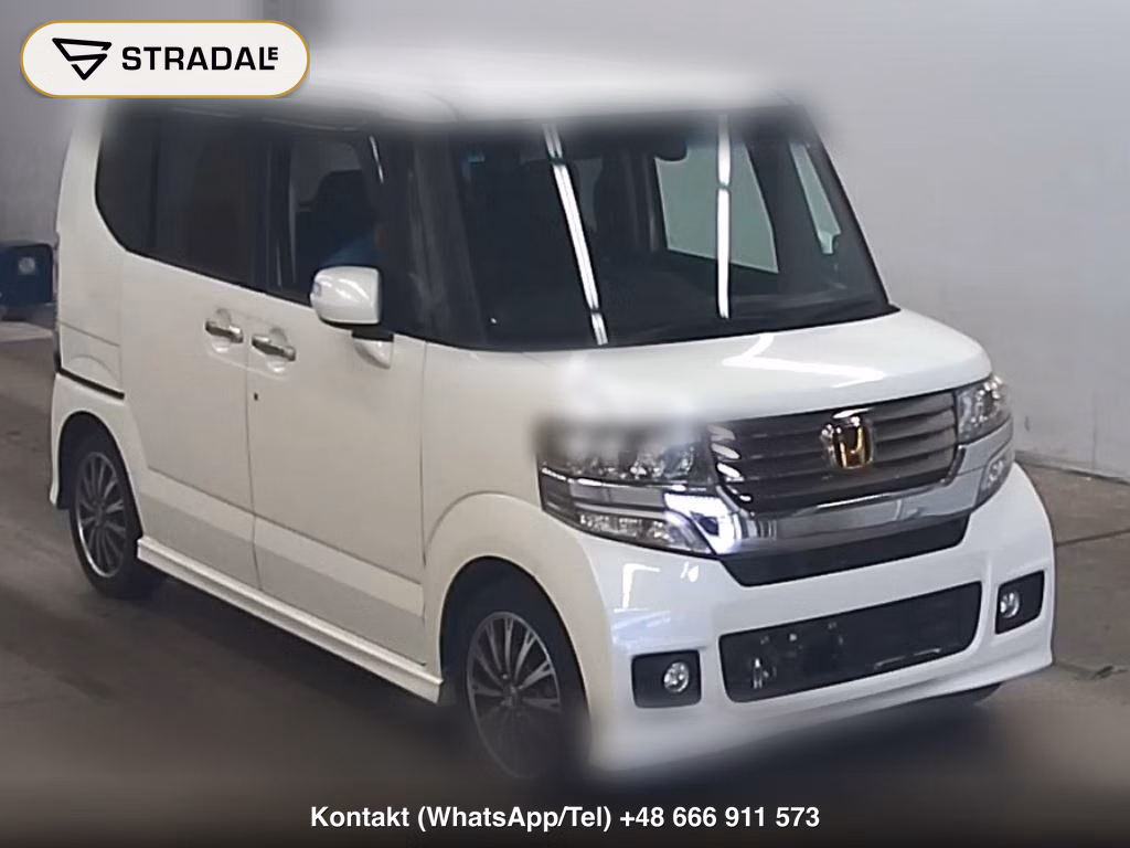 HONDA N-BOX CUSTOM G･TURBO A PACKAGE 2014, aukcja z Japonii, zdjęcie 1