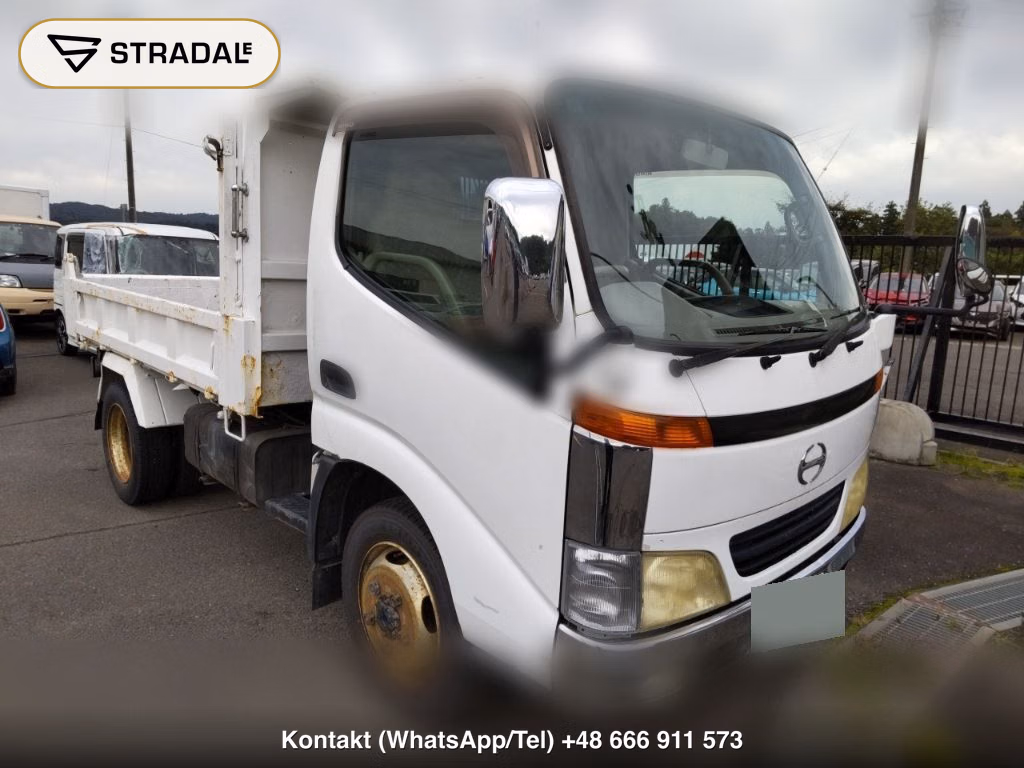 HINO DUTRO 2D 4WD SHORT HIGH DECK STRENGTHEN DUMP 2000, aukcja z Japonii, zdjęcie 1