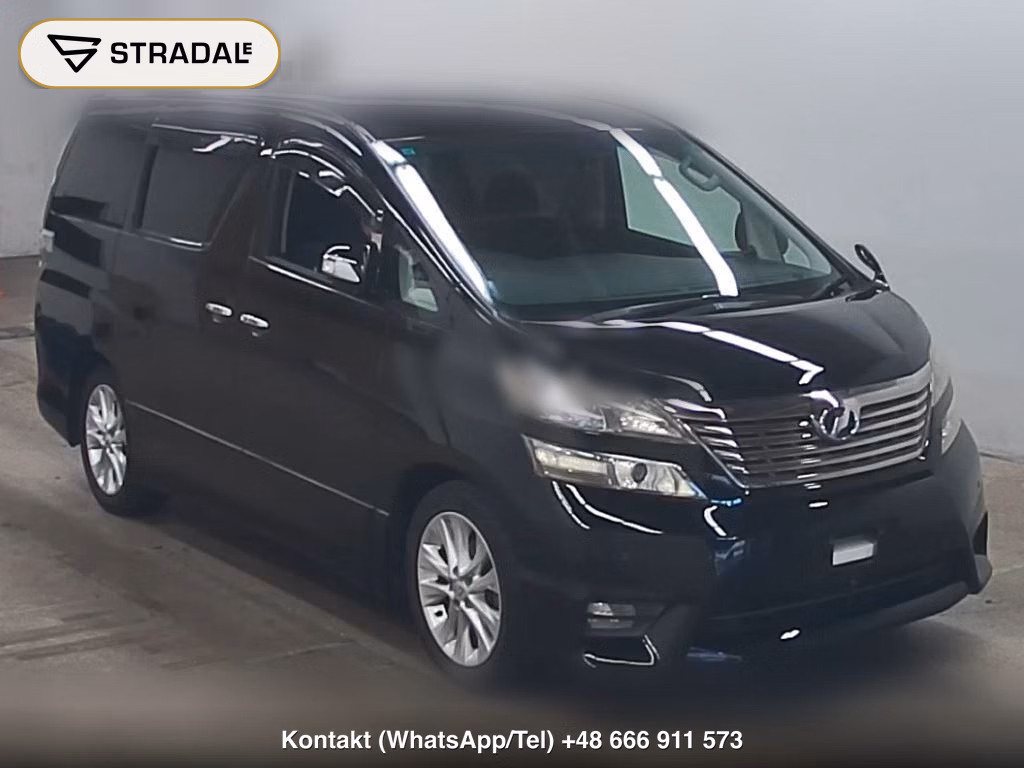TOYOTA VELLFIRE 2.4Z 2011, aukcja z Japonii, zdjęcie 1