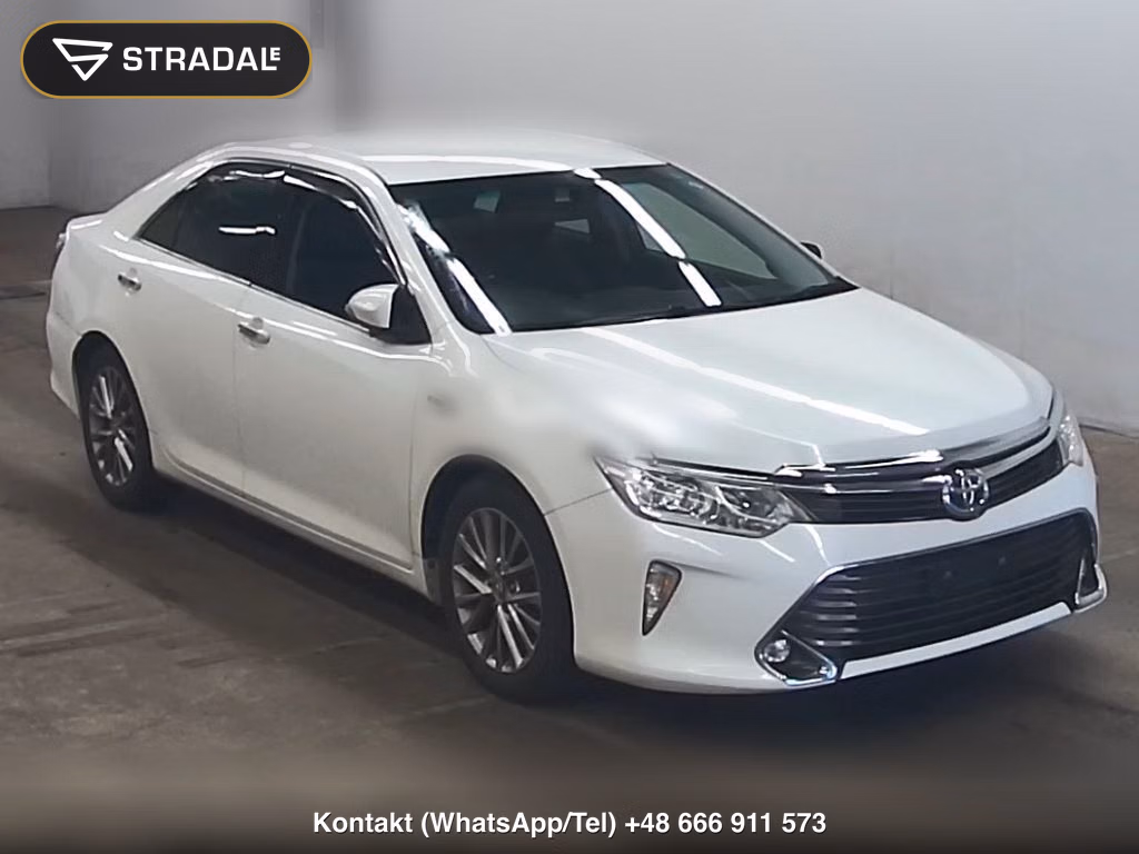 TOYOTA CAMRY 4D HYBRID G PACKAGE PREMIUM BLACK 2015, aukcja z Japonii, zdjęcie 1