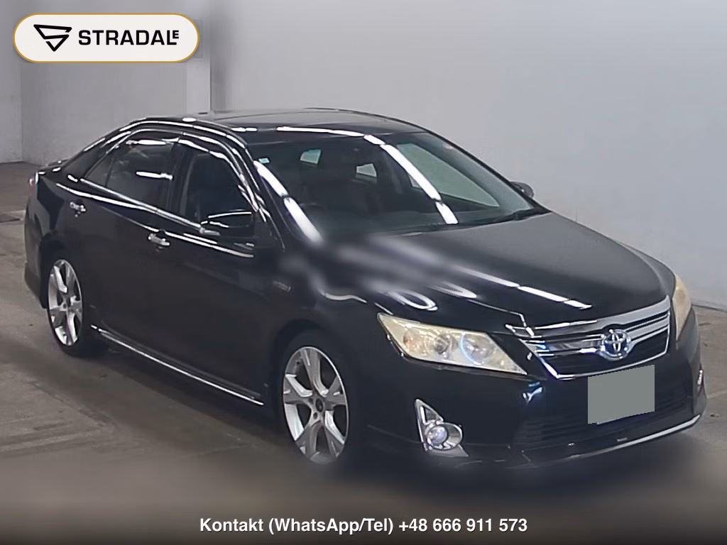 TOYOTA CAMRY 4D HYBRID LEATHER PACKAGE 2012, aukcja z Japonii, zdjęcie 1