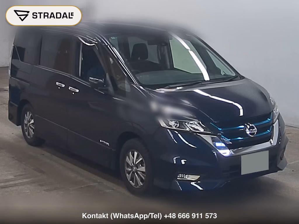 NISSAN SERENA 5D E-POWER HIGHWAY STAR V 2018, aukcja z Japonii, zdjęcie 1