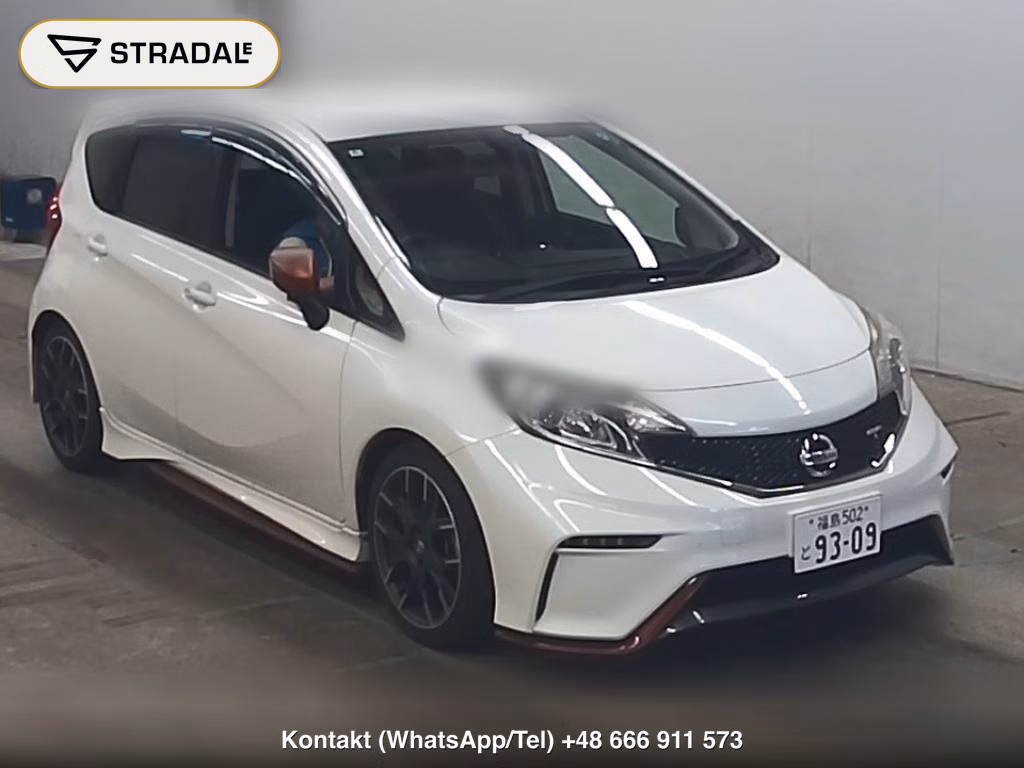 NISSAN NOTE NISMO S 2016, aukcja z Japonii, zdjęcie 1