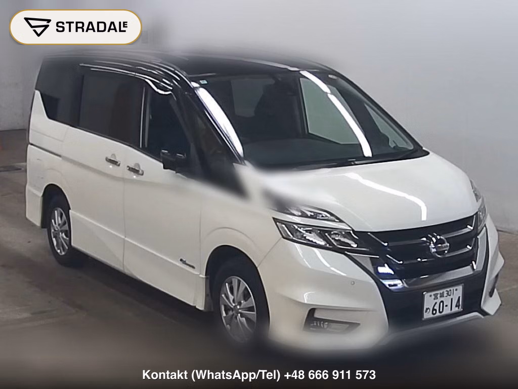 NISSAN SERENA 5D 4WD HIGHWAY STAR 2016, aukcja z Japonii, zdjęcie 1