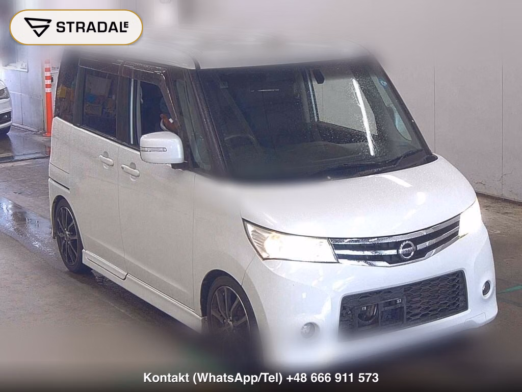 NISSAN ROOX HIGHWAY STAR TURBO 2012, aukcja z Japonii, zdjęcie 1