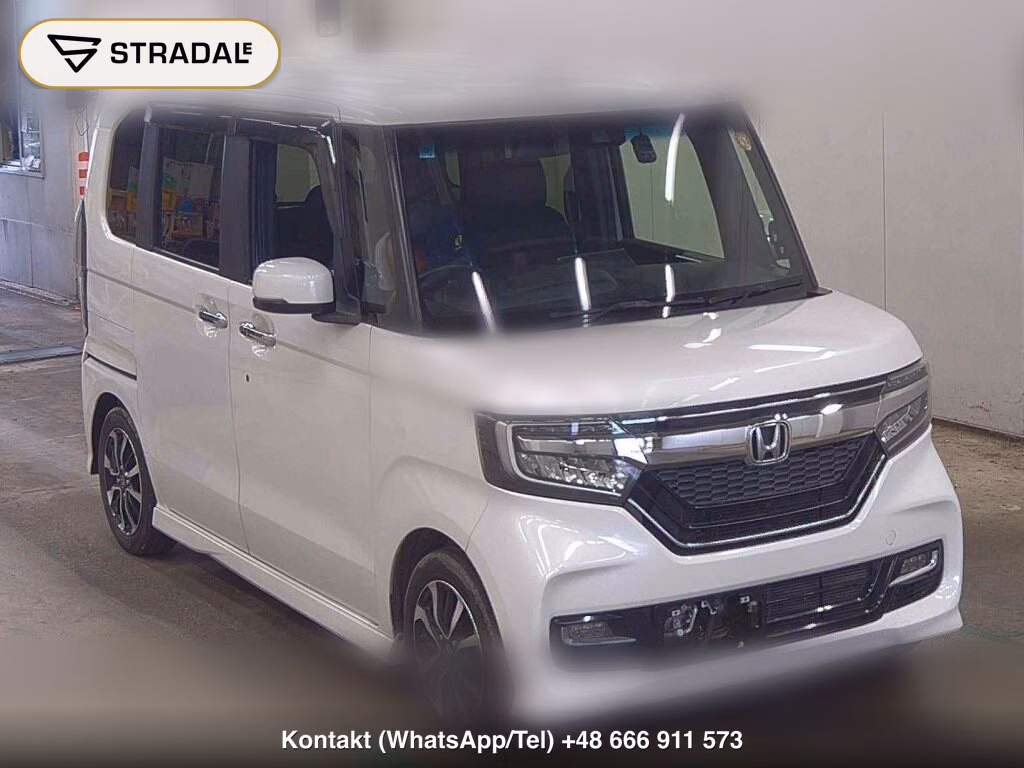 HONDA N-BOX CUSTOM G・L HONDA SENSING 2018, aukcja z Japonii, zdjęcie 1