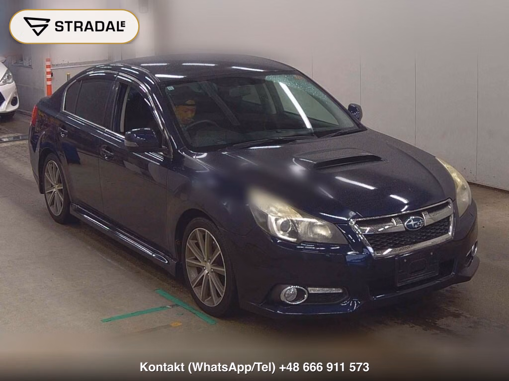 SUBARU LEGACY B4 4D 4WD 2.0GT DIT 2012, aukcja z Japonii, zdjęcie 1