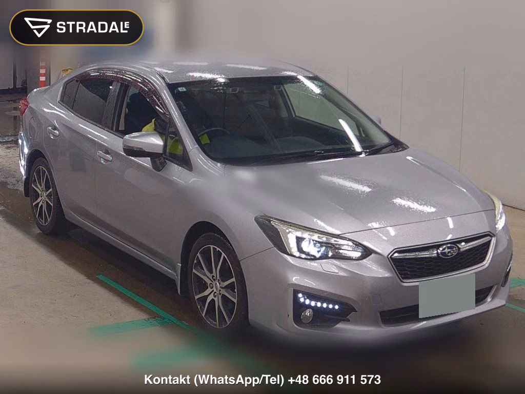 SUBARU IMPREZA G4 2.0I-L EYESIGHT 2017, aukcja z Japonii, zdjęcie 1