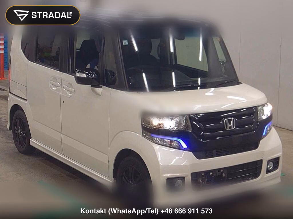 HONDA N-BOX CUSTOM 2TONE COLOR STYLE G・L PACKAGE 2015, aukcja z Japonii, zdjęcie 1