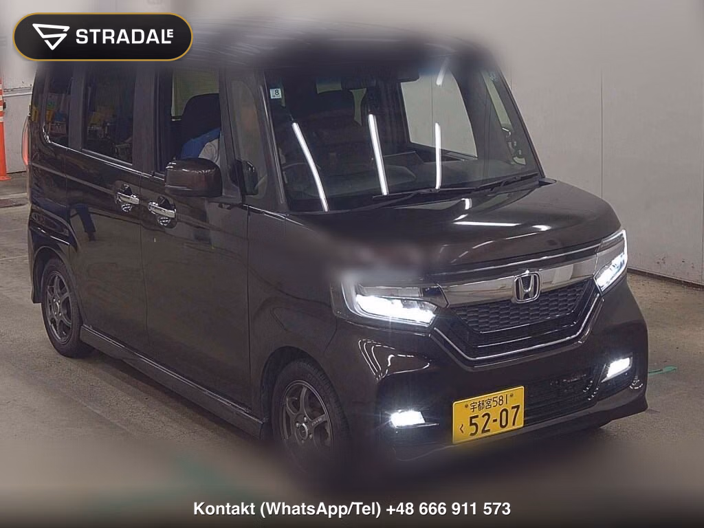 HONDA N-BOX CUSTOM G・L HONDA SENSING 2018, aukcja z Japonii, zdjęcie 1