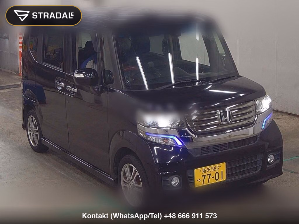 HONDA N-BOX CUSTOM SS PACKAGE 2015, aukcja z Japonii, zdjęcie 1