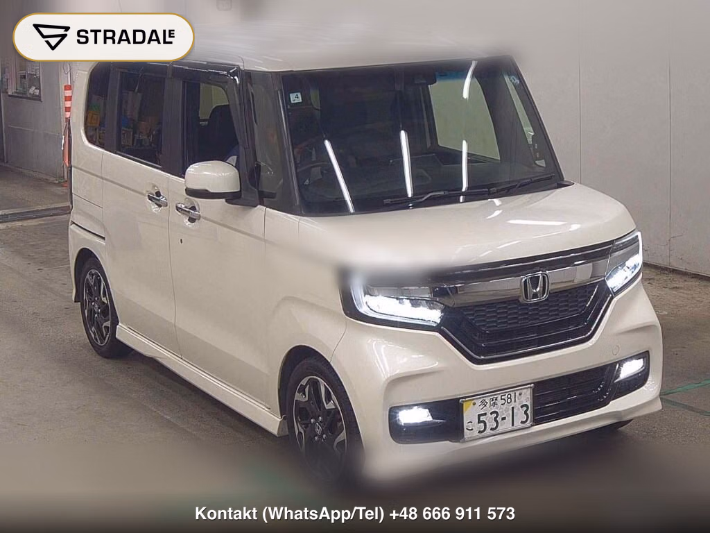 HONDA N-BOX CUSTOM G・L TURBO HONDA SENSING 2017, aukcja z Japonii, zdjęcie 1