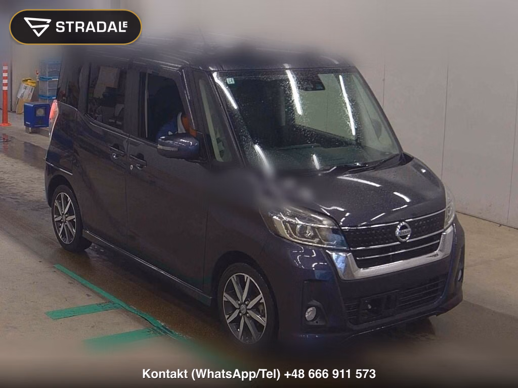 NISSAN DAYZ ROOX HIGHWAY STAR G TURBO 2017, aukcja z Japonii, zdjęcie 1