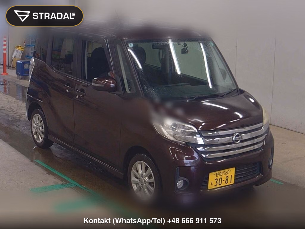 NISSAN DAYZ ROOX 4WD HIGHWAY STAR X 2014, aukcja z Japonii, zdjęcie 1