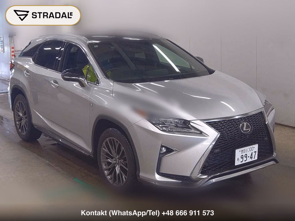 LEXUS RX 4WD RX200T F SPORT 2016, aukcja z Japonii, zdjęcie 1