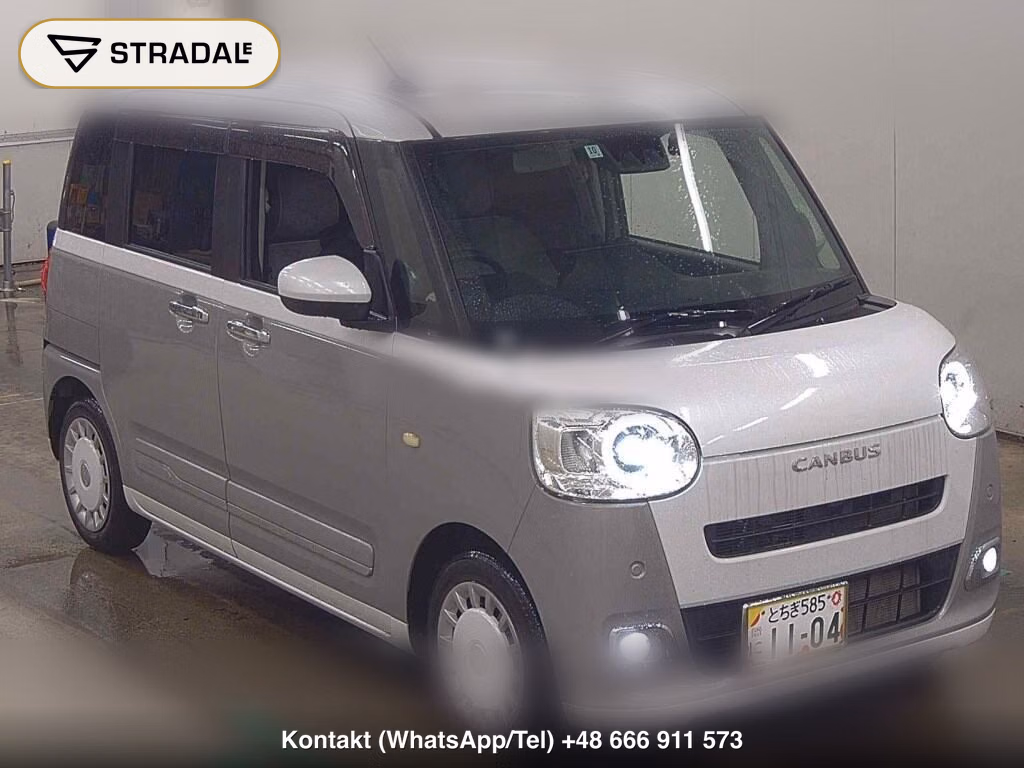 DAIHATSU MOVE CANBUS STRIPES G TURBO 2022, aukcja z Japonii, zdjęcie 1