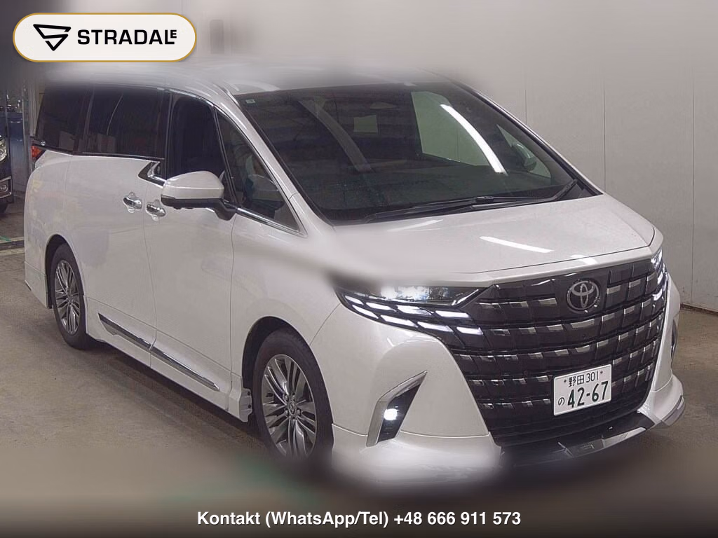 TOYOTA ALPHARD Z 2025, aukcja z Japonii, zdjęcie 1