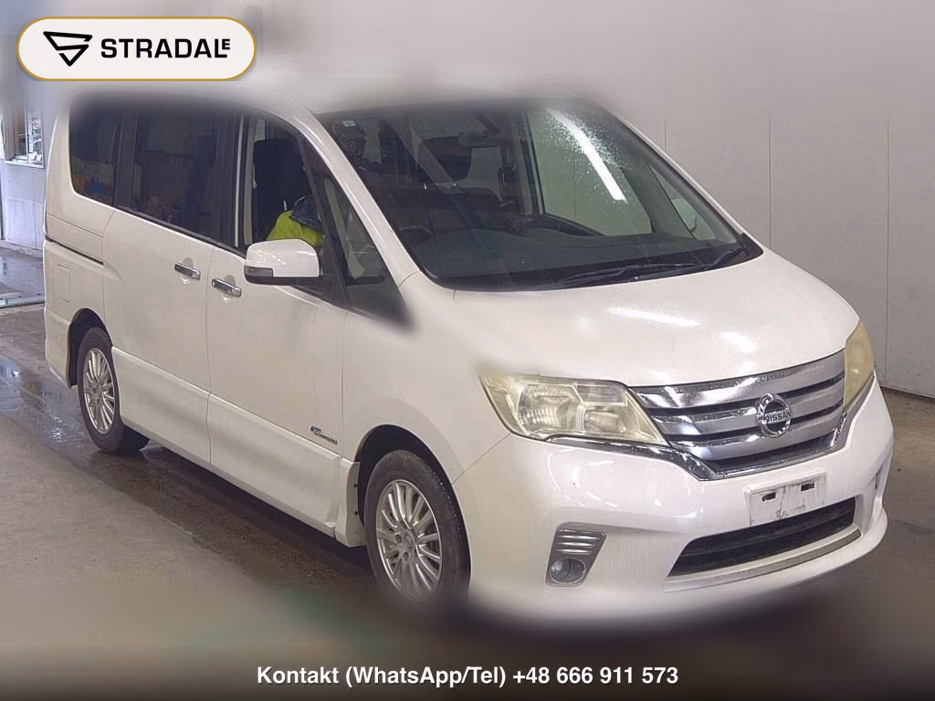 NISSAN SERENA 5D HIGHWAY STAR S-HYBRID 2013, aukcja z Japonii, zdjęcie 1