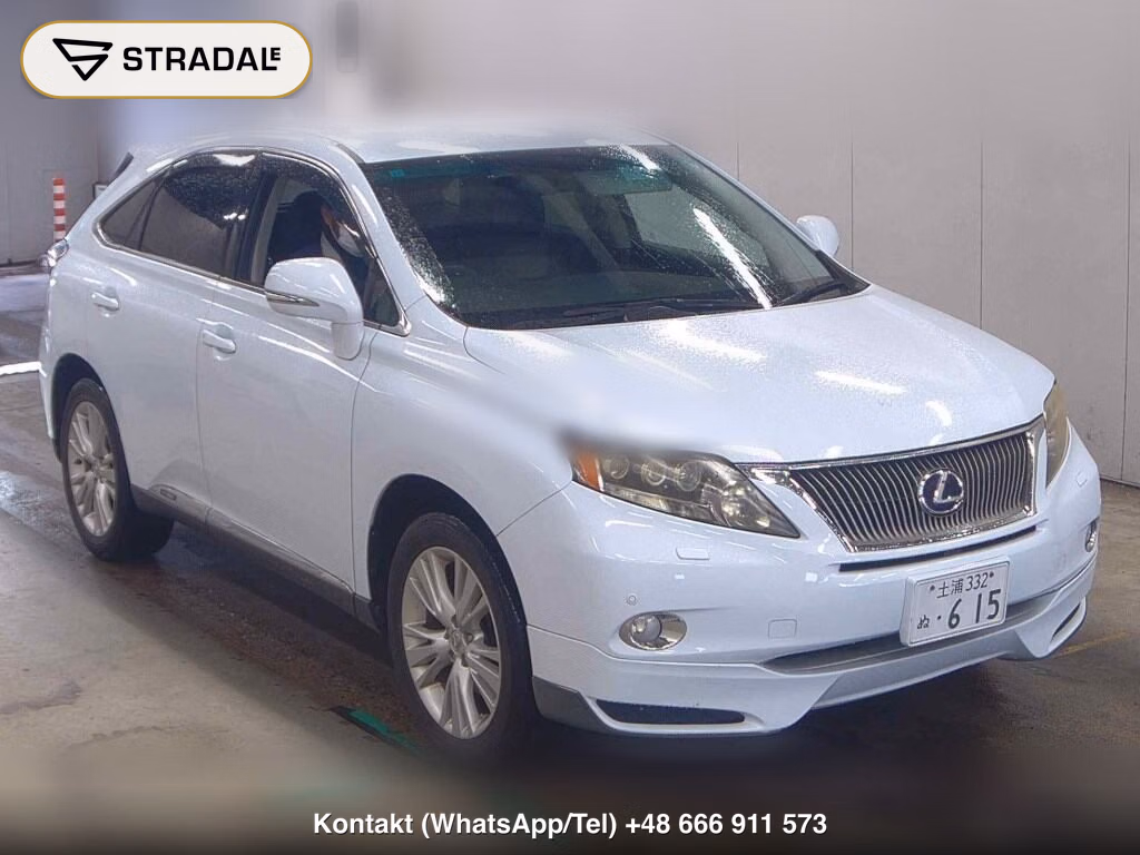 LEXUS RX 4WD RX450H VERSION L 2009, aukcja z Japonii, zdjęcie 1