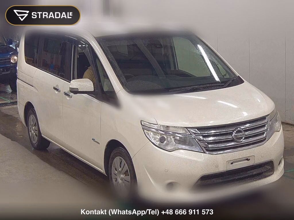 NISSAN SERENA 5D 20X V SELECTION + SAFETY S-HYBRID 2016, aukcja z Japonii, zdjęcie 1