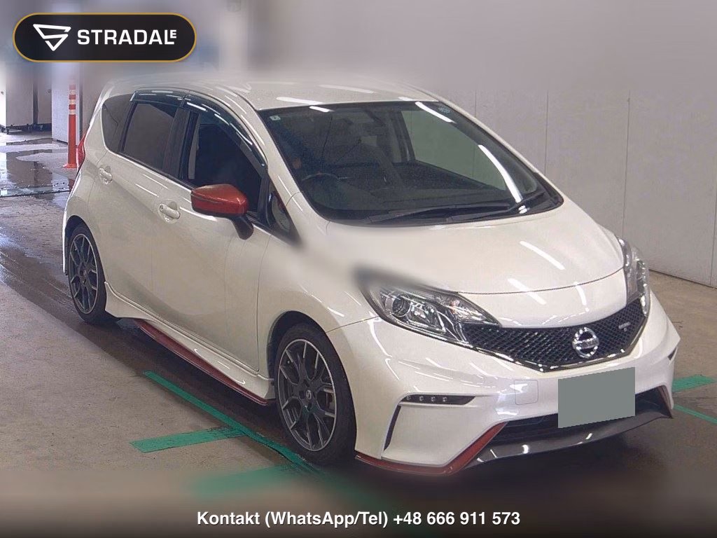 NISSAN NOTE NISMO S 2016, aukcja z Japonii, zdjęcie 1