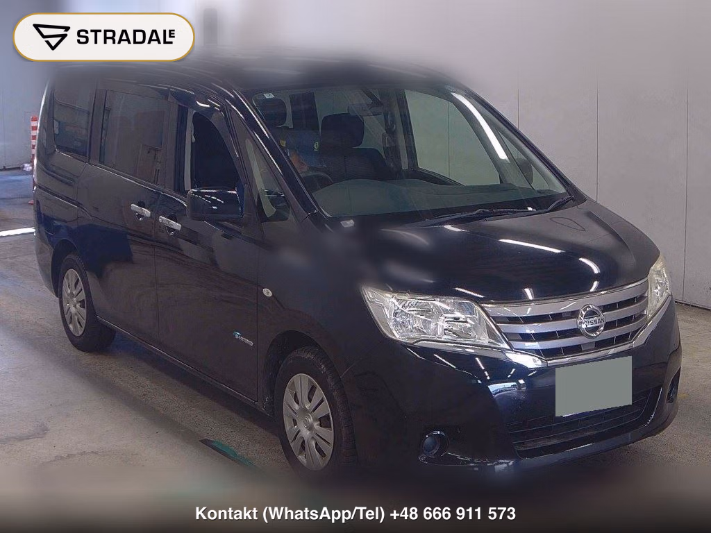NISSAN SERENA 5D 20X S-HYBRID 2013, aukcja z Japonii, zdjęcie 1