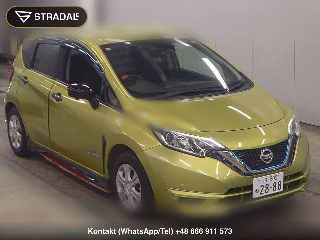 NISSAN NOTE E-POWER X 2016, aukcja z Japonii, zdjęcie 1