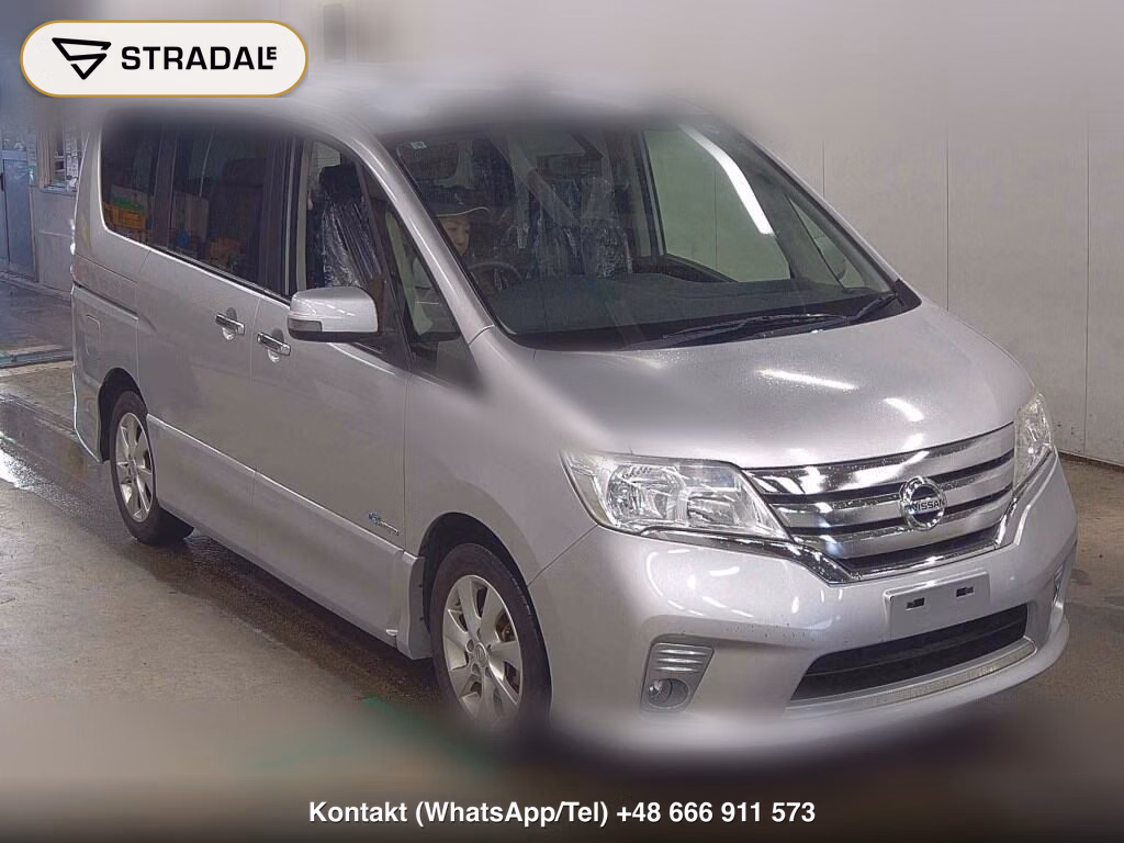 NISSAN SERENA 5D HIGHWAY STAR S-HYBRID 2013, aukcja z Japonii, zdjęcie 1