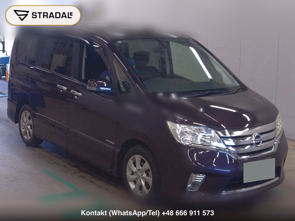NISSAN SERENA 5D HIGHWAY STAR S-HYBRID 2013, aukcja z Japonii, zdjęcie 1
