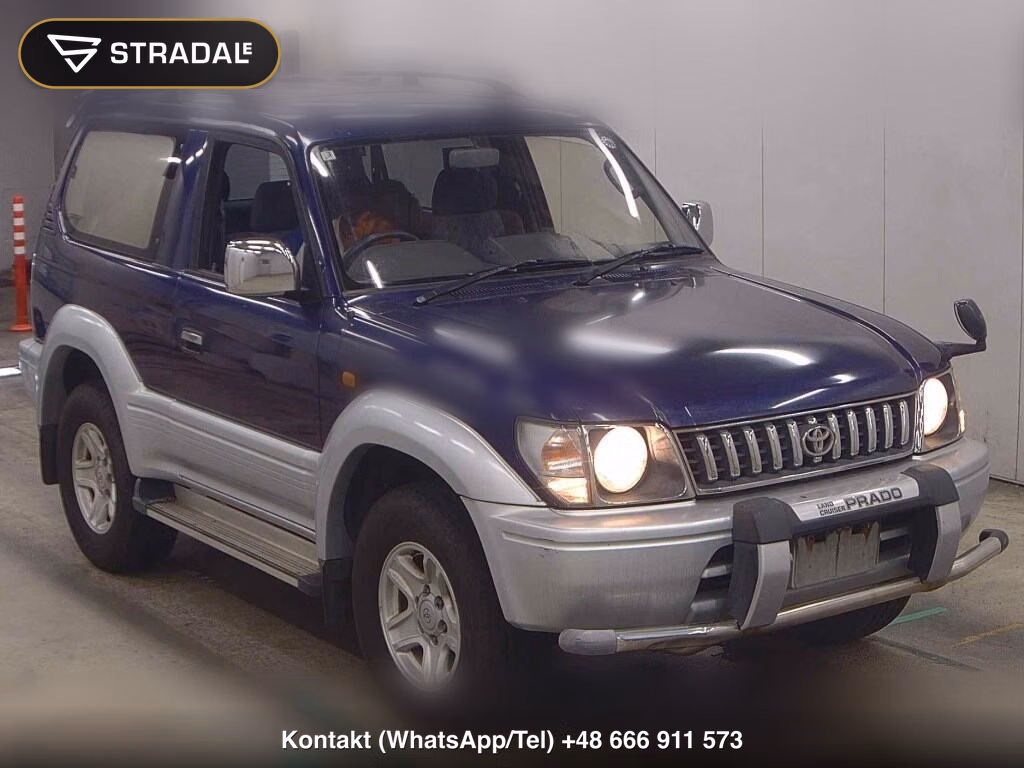 TOYOTA LAND CRUISER PRADO 3D 4WD RZ 1996, aukcja z Japonii, zdjęcie 1