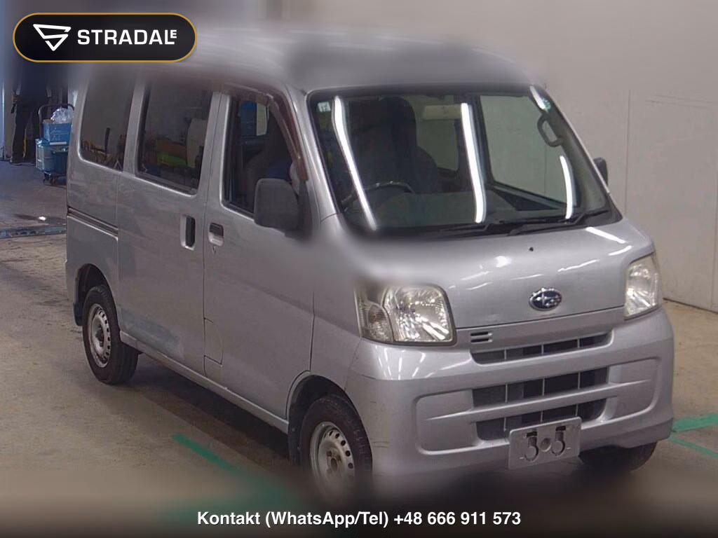 SUBARU SAMBAR VAN 5D TRANSPORTER 2012, aukcja z Japonii, zdjęcie 1