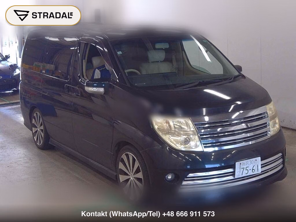 NISSAN ELGRAND 5D 4WD RIDER 2005, aukcja z Japonii, zdjęcie 1