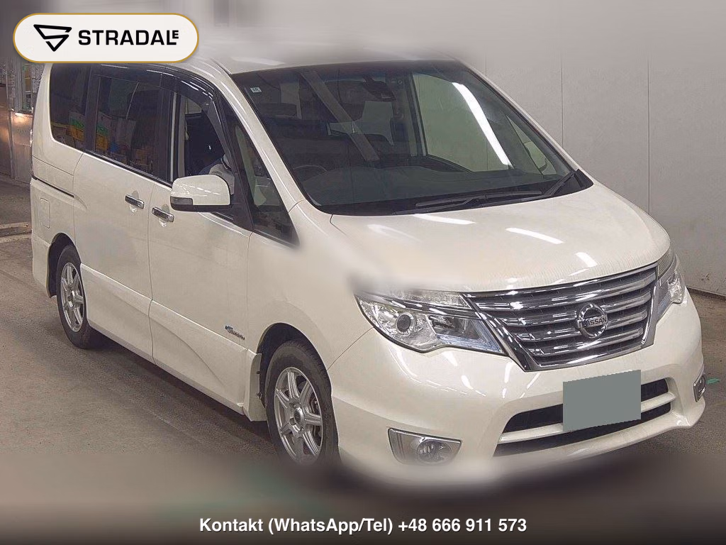 NISSAN SERENA 5D HIGHWAY STAR S-HYBRID 2014, aukcja z Japonii, zdjęcie 1