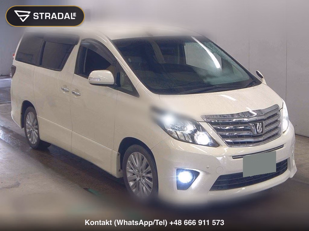TOYOTA ALPHARD 4WD 240S 2012, aukcja z Japonii, zdjęcie 1