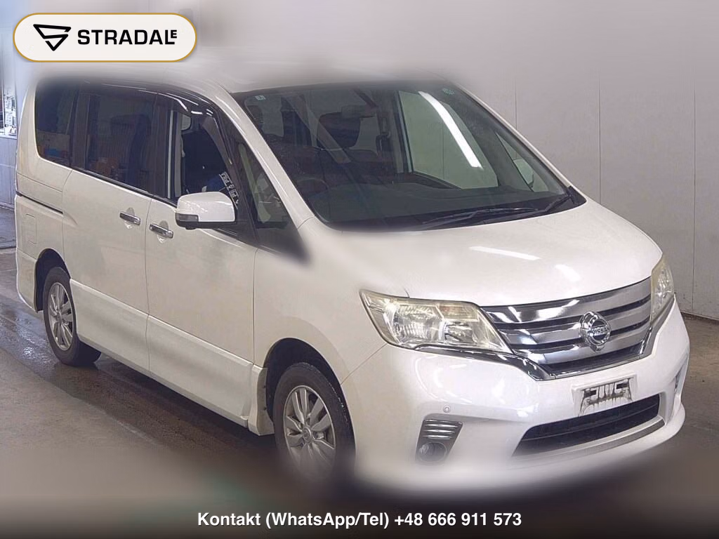 NISSAN SERENA 5D 4WD HIGHWAY STAR 2012, aukcja z Japonii, zdjęcie 1