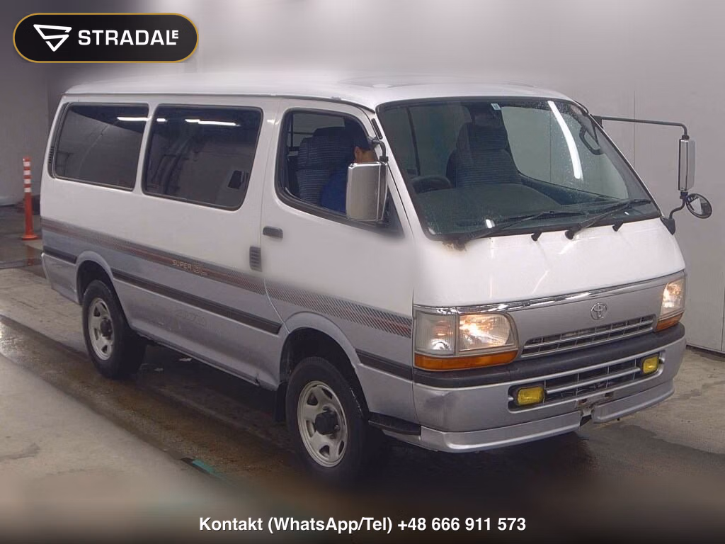 TOYOTA HIACE VAN 4D 4WD LONG SUPER GL 1996, aukcja z Japonii, zdjęcie 1
