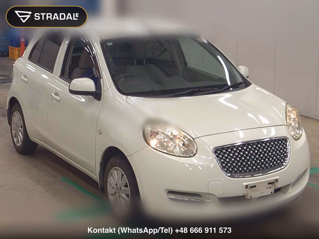 NISSAN MARCH 5D BOLERO 2012, aukcja z Japonii, zdjęcie 1