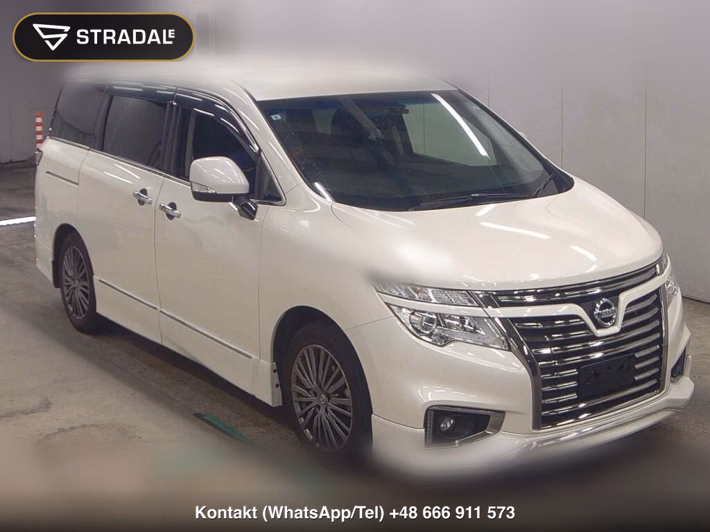 NISSAN ELGRAND 5D 250 HIGHWAY STAR PREMIUM URBAN CHROME 2017, aukcja z Japonii, zdjęcie 1