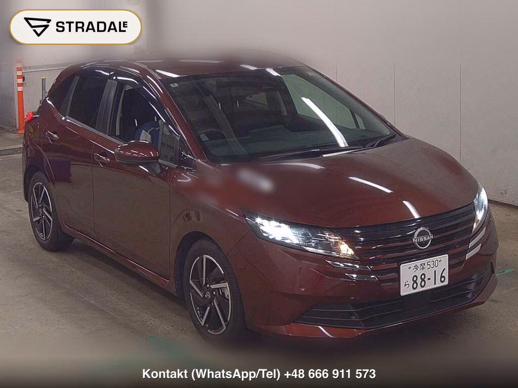 NISSAN NOTE X 2024, aukcja z Japonii, zdjęcie 1