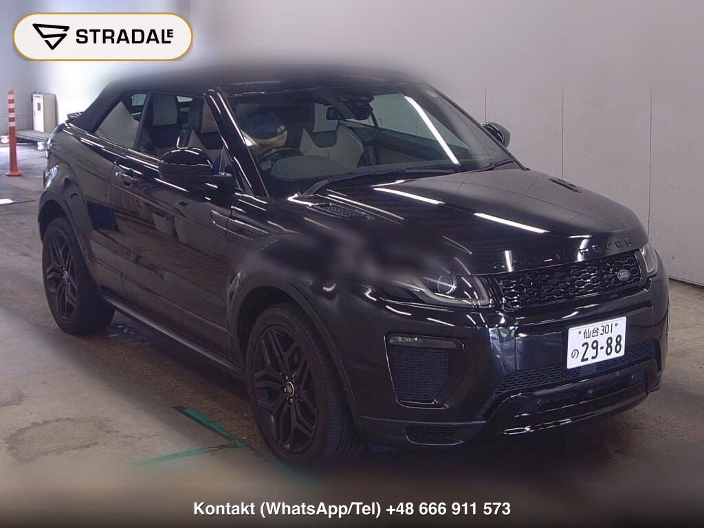 LAND ROVER RANGE ROVER EVOQUE CONVERTIBLE 4 HSE DYNAMIC 2019, aukcja z Japonii, zdjęcie 1