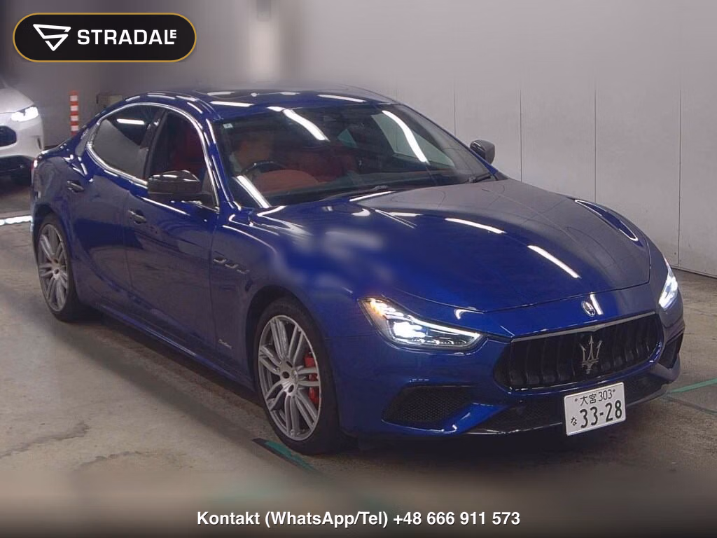 MASERATI GHIBLI 4D GRANSPORT 2018, aukcja z Japonii, zdjęcie 1