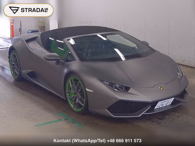 LAMBORGHINI HURACAN OP 4WD LP610-4 SPYDER 2018, samochód z aukcji Japonii