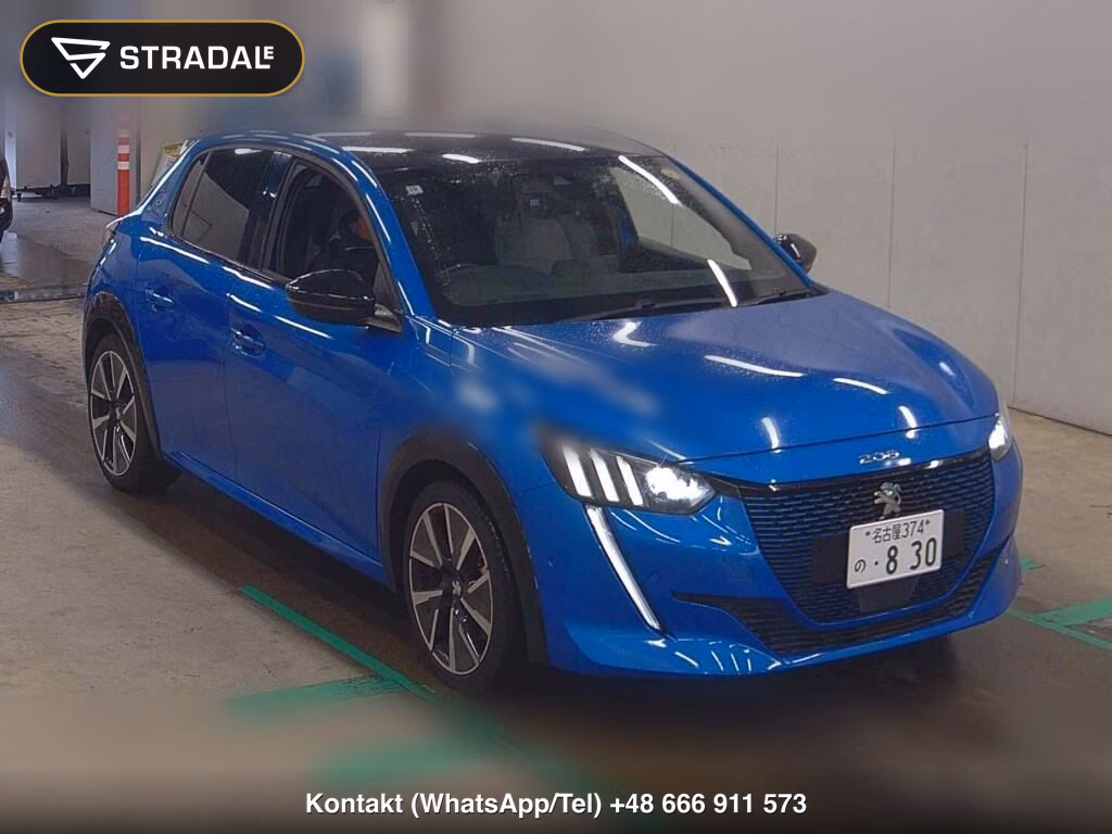PEUGEOT E-208 GT LINE 2020, aukcja z Japonii, zdjęcie 1