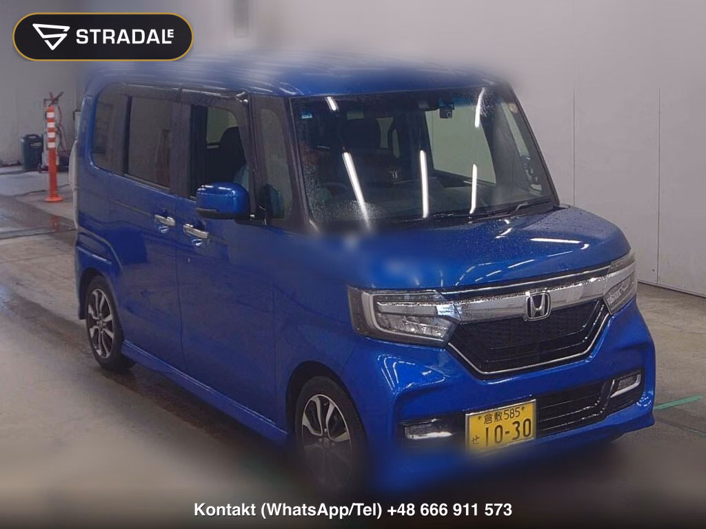 HONDA N-BOX CUSTOM G・EX HONDA SENSING 2018, aukcja z Japonii, zdjęcie 1