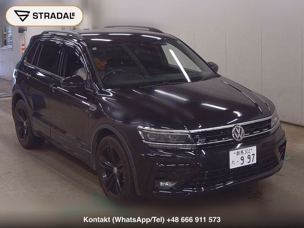 VOLKSWAGEN TIGUAN 4WD TDI 4MOTION R-LINE BLACK STYLE 2020, aukcja z Japonii, zdjęcie 1
